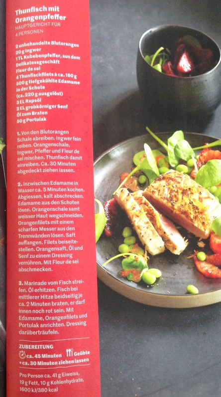 THUNFISCH MIT ORANGENPFEFFER